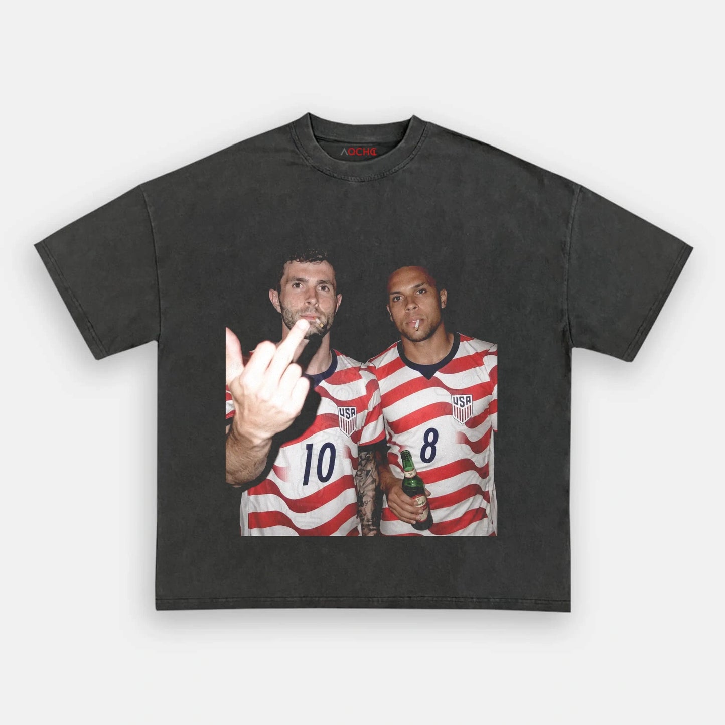 American Soccer Style Tee 8 - AQCHIC