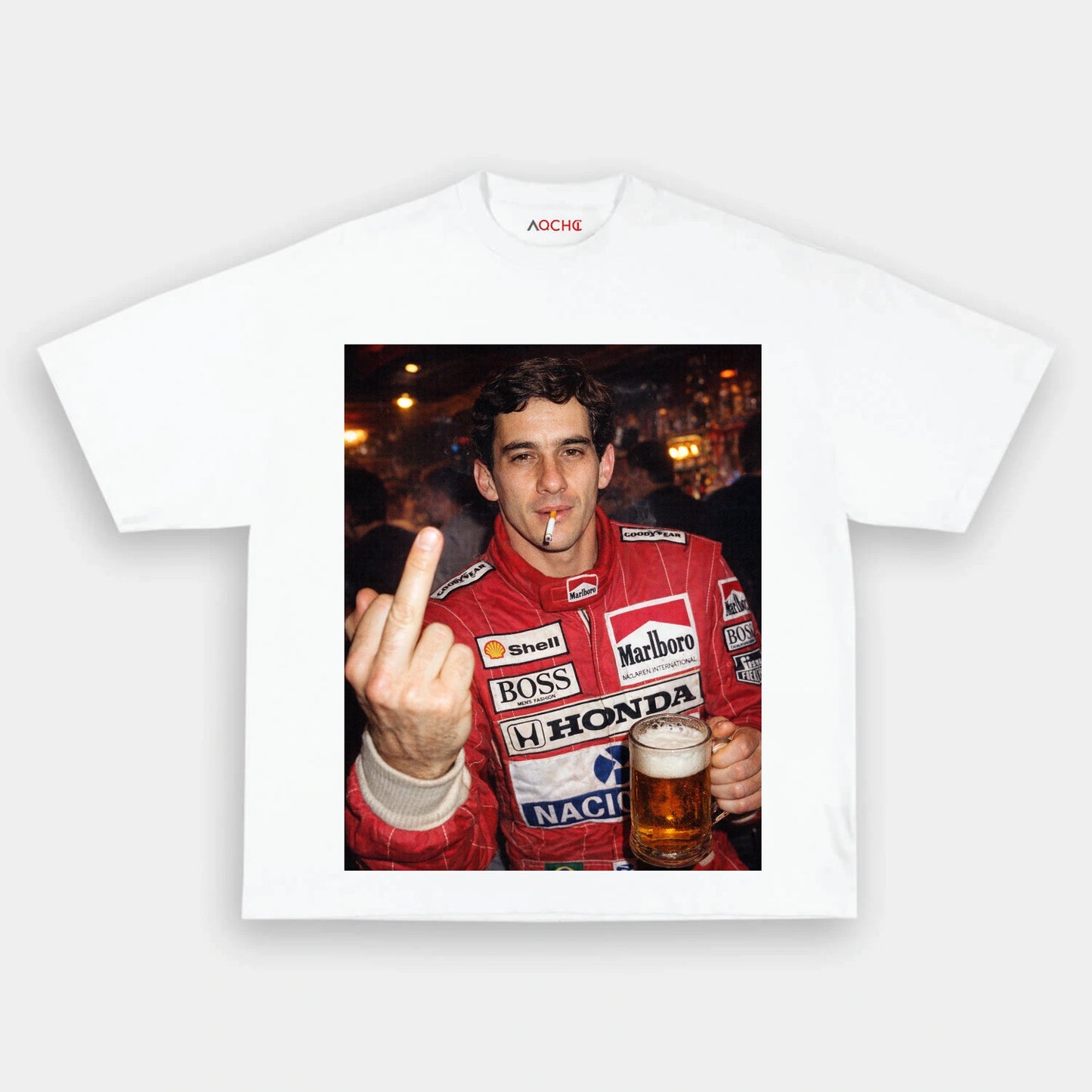 Ayrton Senna After Hours Tee 1 - AQCHIC