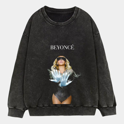 beyonce Crossed hands wear