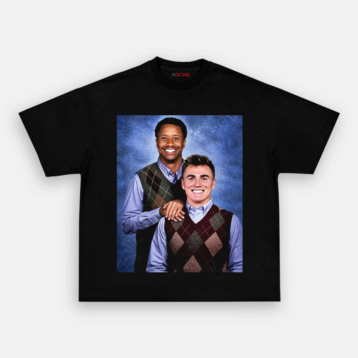 Bo Nix & Courtland Sutton Step Brothers Poster T-shirt - AQCHIC