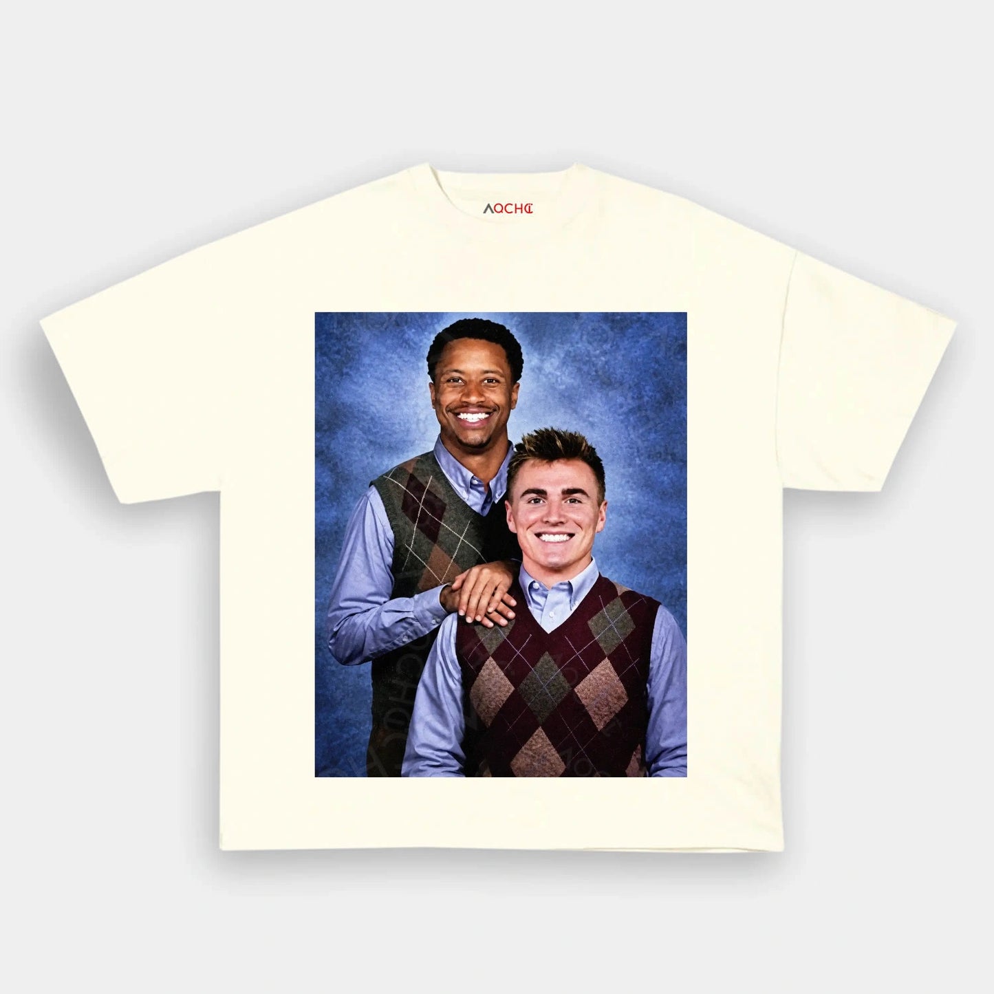 Bo Nix & Courtland Sutton Step Brothers Poster T-shirt - AQCHIC