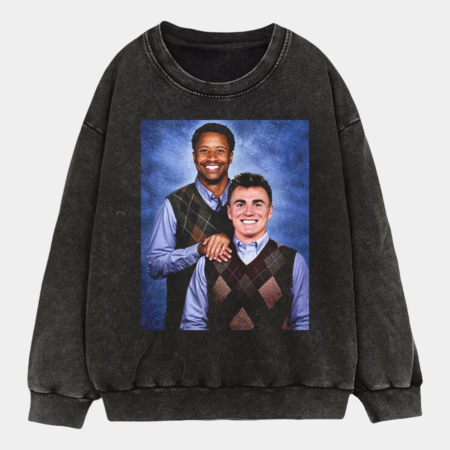 Bo Nix & Courtland Sutton Step Brothers Poster T-shirt - AQCHIC