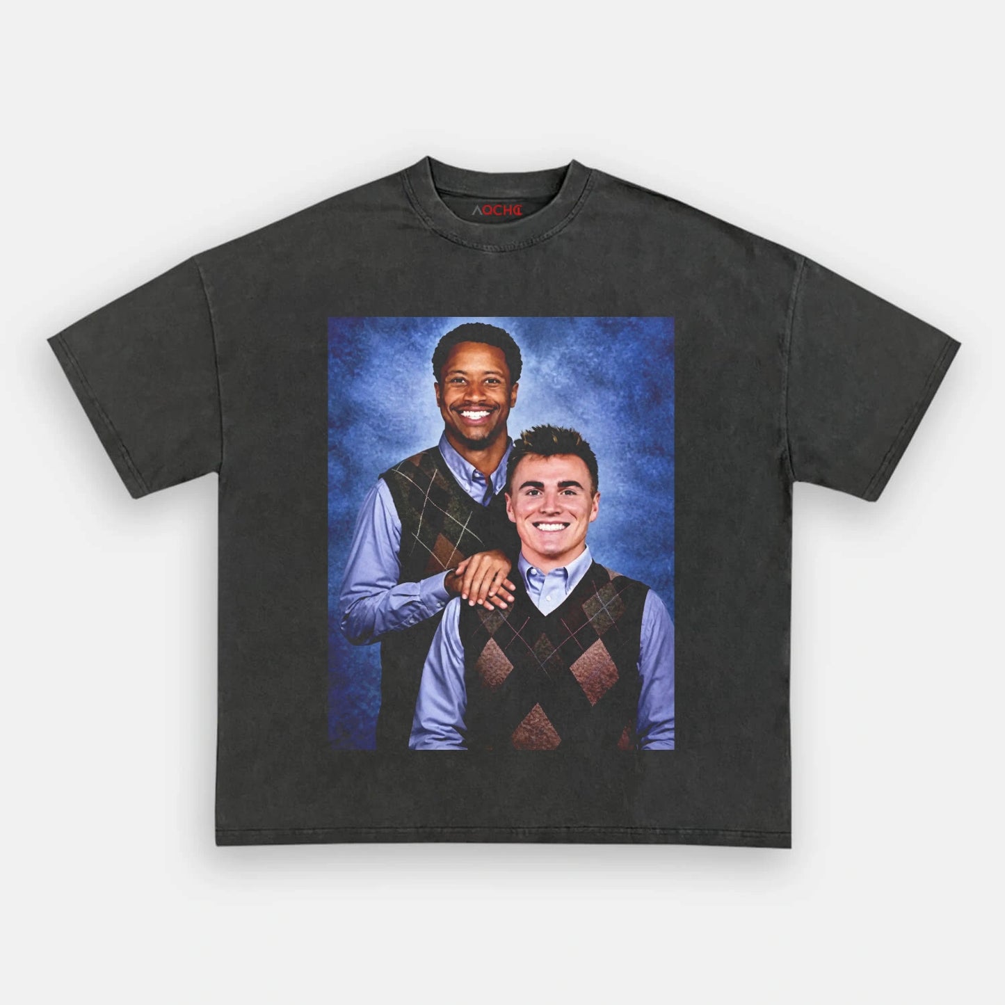 Bo Nix & Courtland Sutton Step Brothers Poster T-shirt - AQCHIC