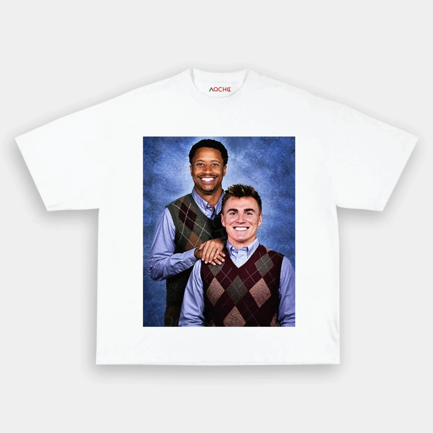 Bo Nix & Courtland Sutton Step Brothers Poster T-shirt - AQCHIC