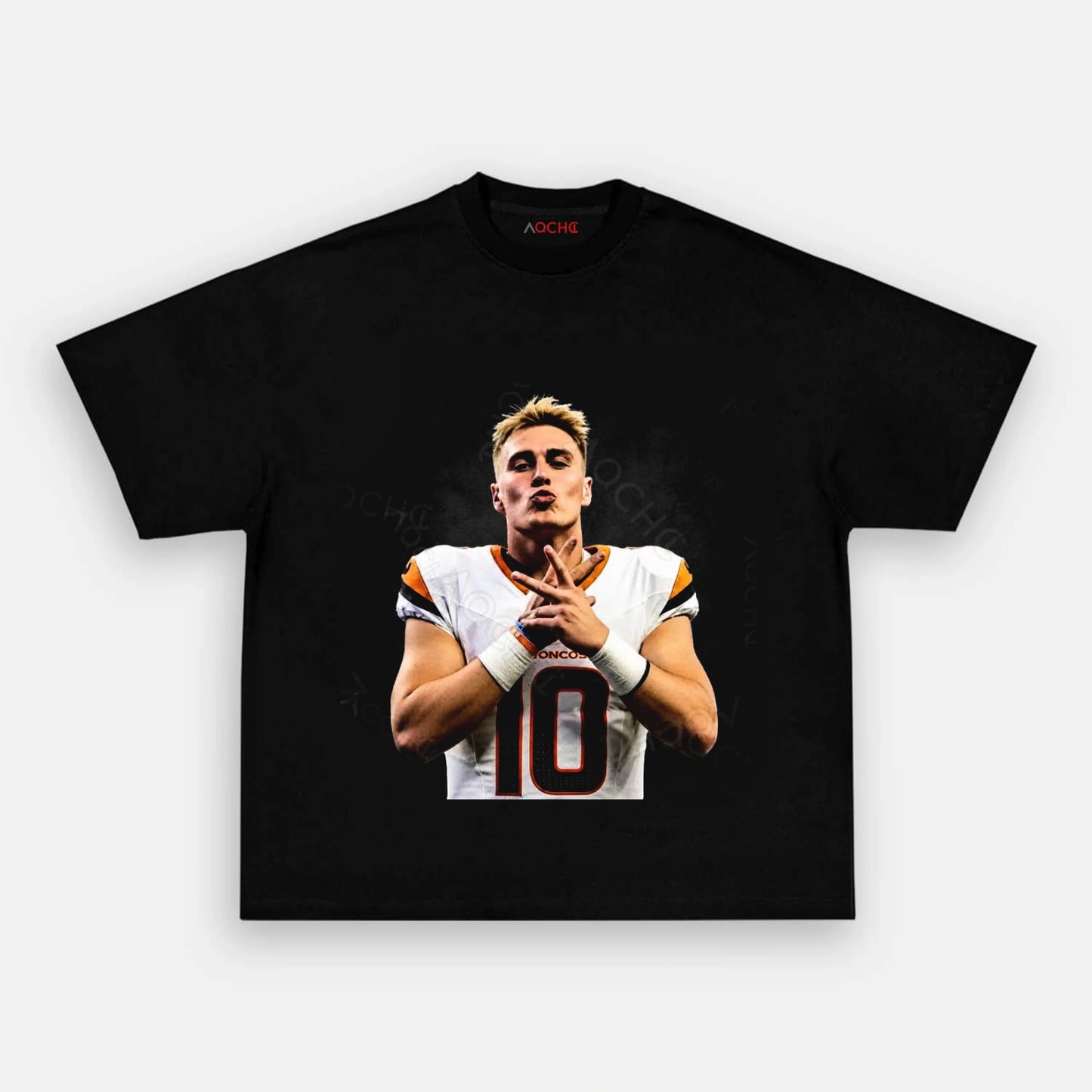 Bo Nix Football Vintage T-shirt - AQCHIC