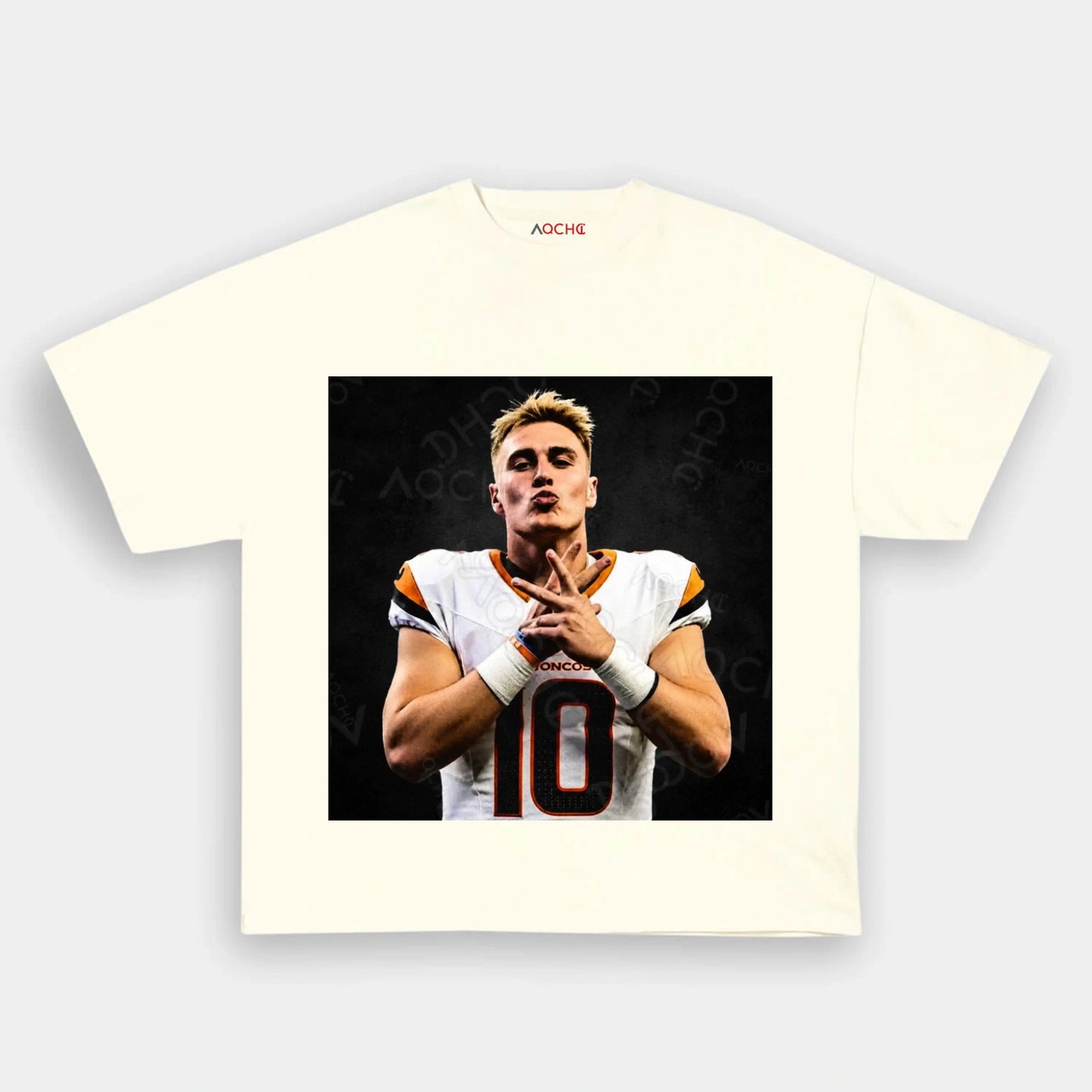 Bo Nix Football Vintage T-shirt - AQCHIC