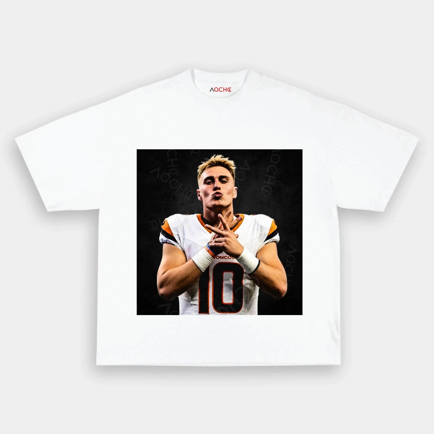 Bo Nix Football Vintage T-shirt - AQCHIC