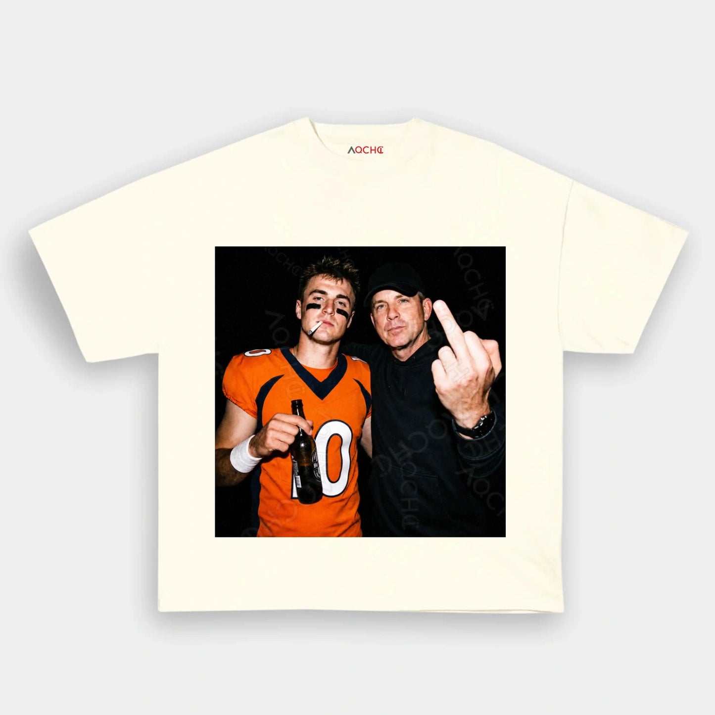 Bo Nix & Sean Payton Football T-shirt - AQCHIC