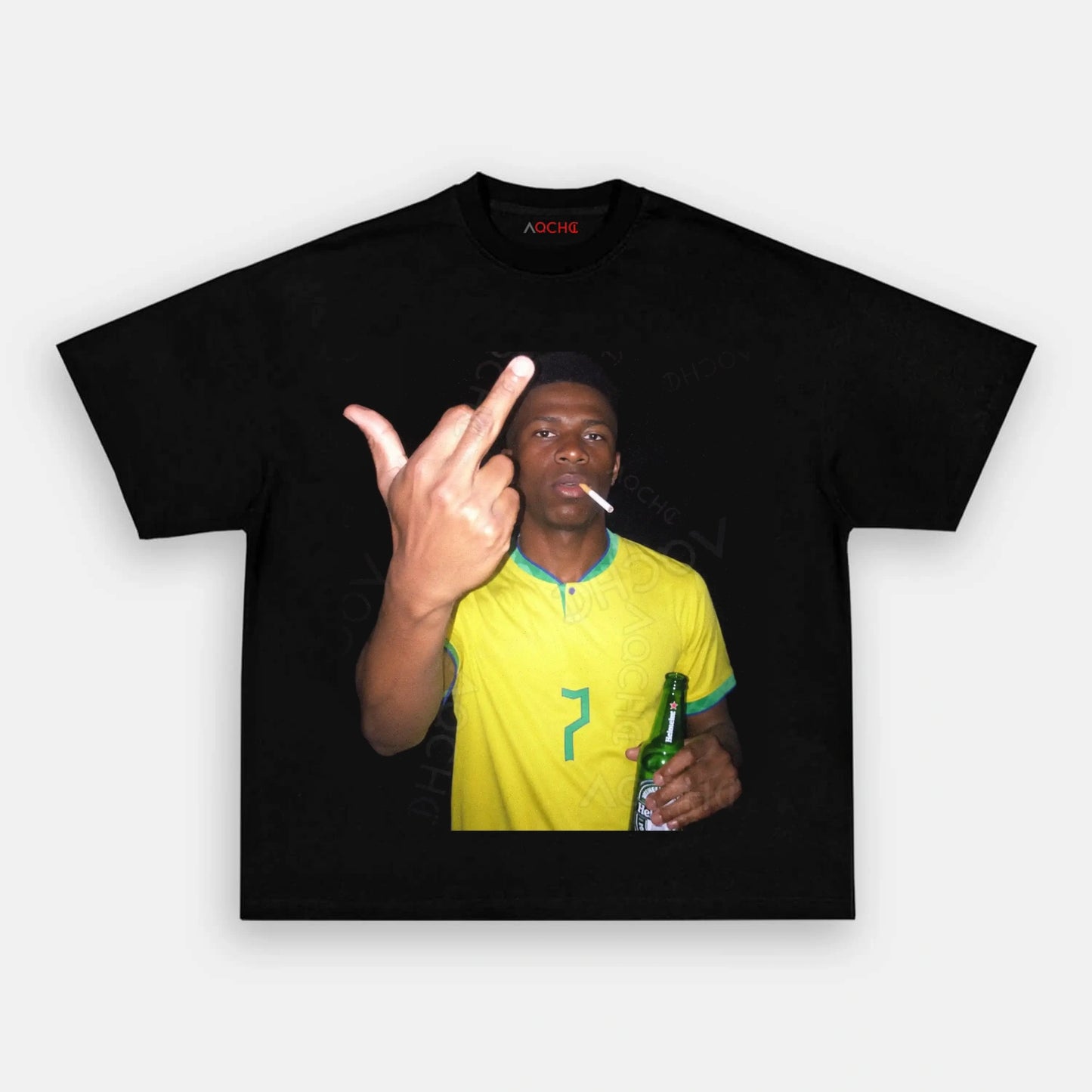 Brazil Football Style Tee 1 - AQCHIC