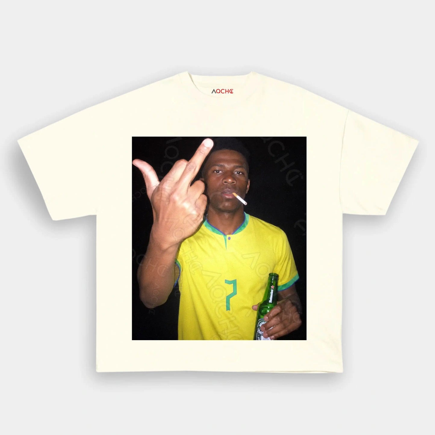 Brazil Football Style Tee 1 - AQCHIC