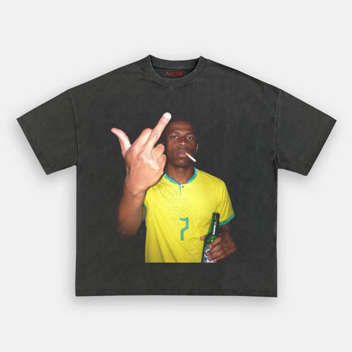 Brazil Football Style Tee 1 - AQCHIC