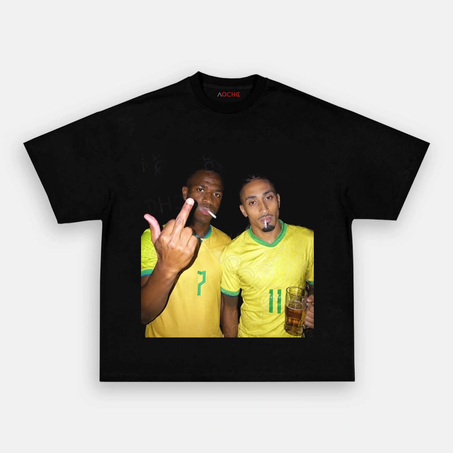 Brazil Football Style Tee 5 - AQCHIC
