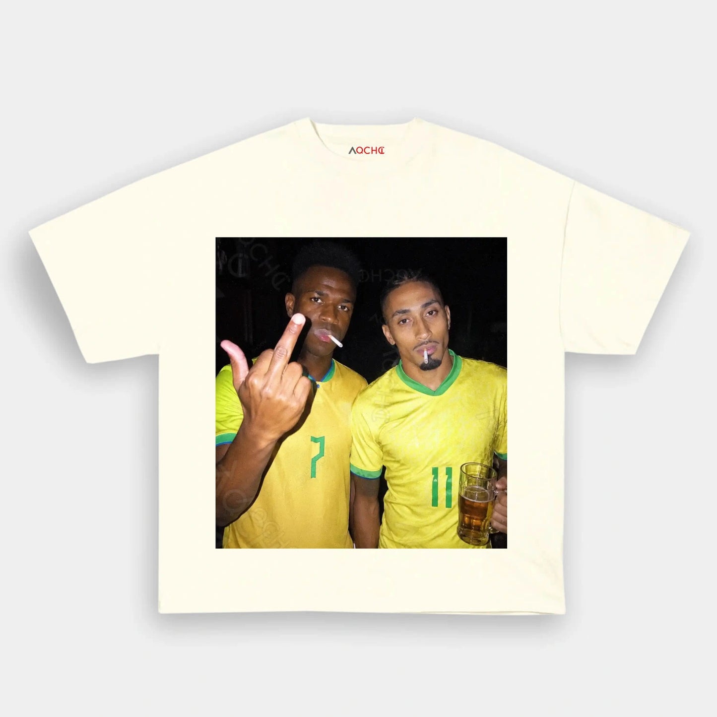 Brazil Football Style Tee 5 - AQCHIC