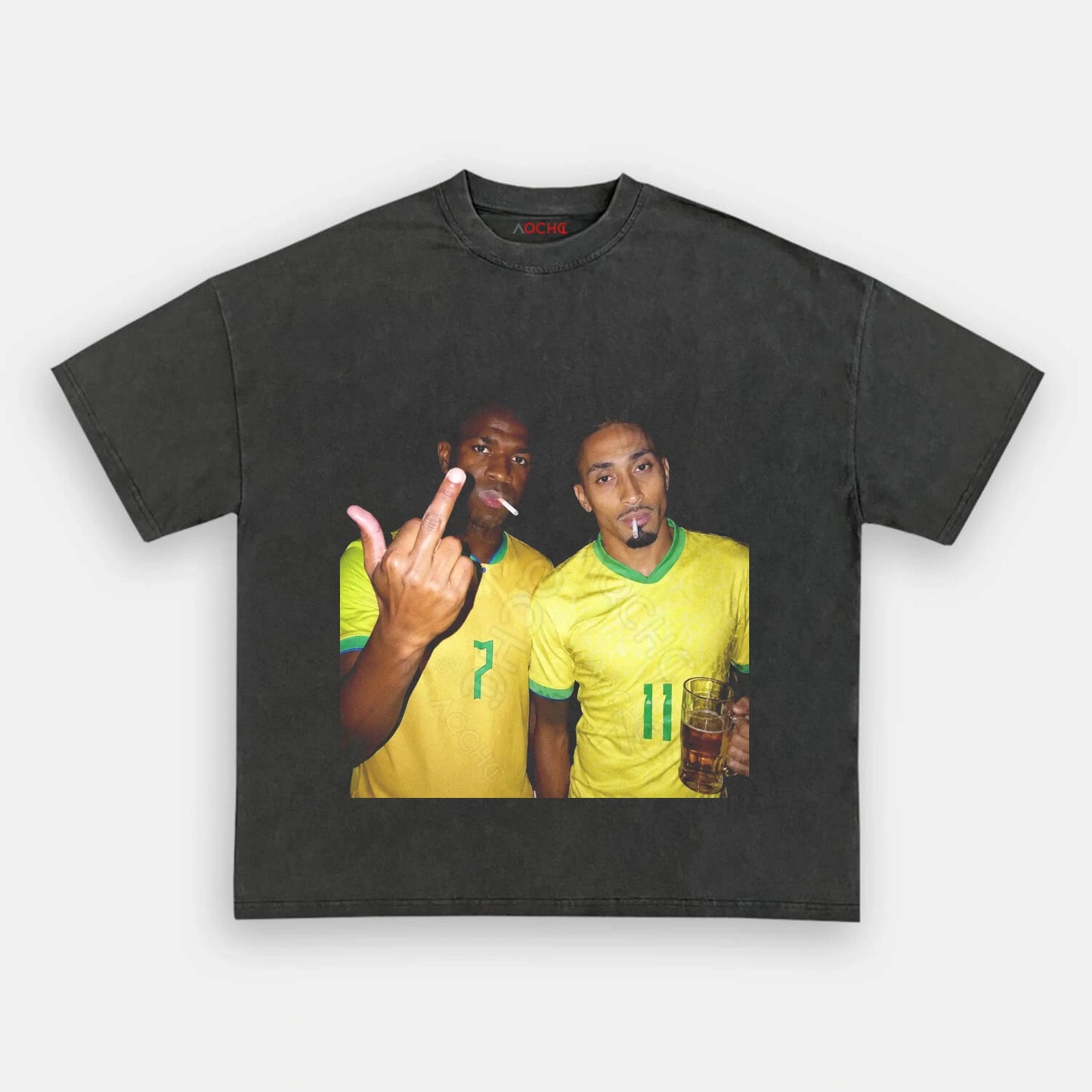 Brazil Football Style Tee 5 - AQCHIC