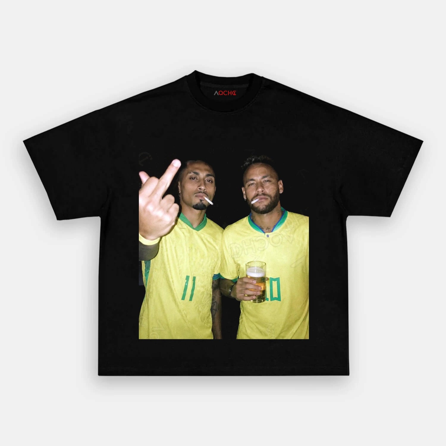 Brazil Football Style Tee 6 - AQCHIC