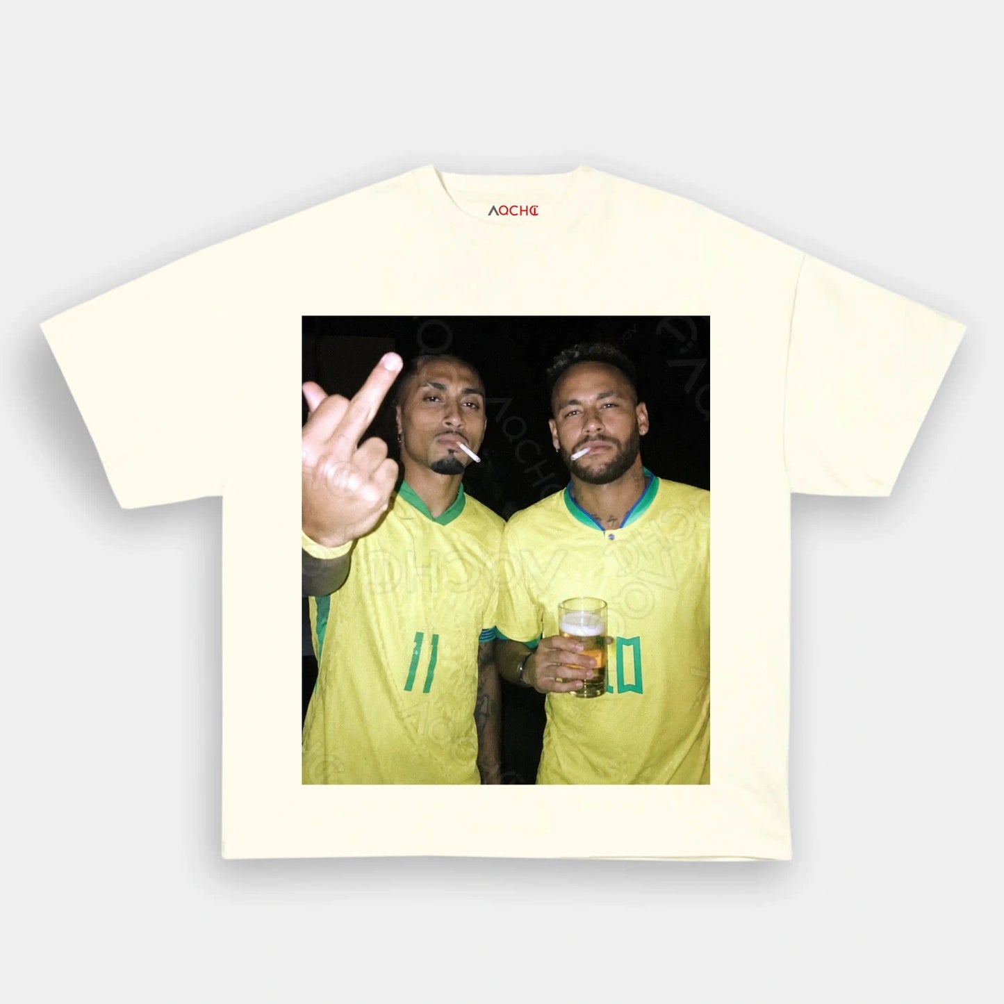 Brazil Football Style Tee 6 - AQCHIC