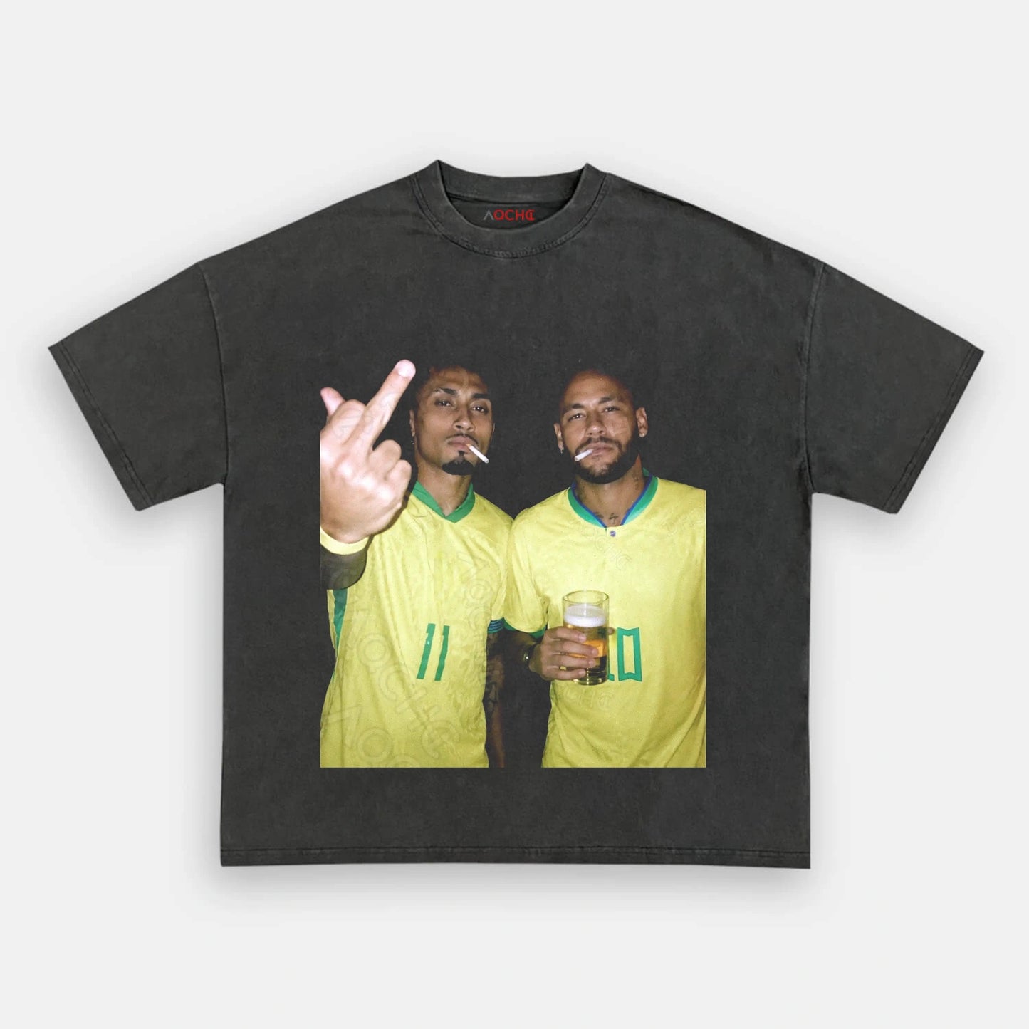 Brazil Football Style Tee 6 - AQCHIC