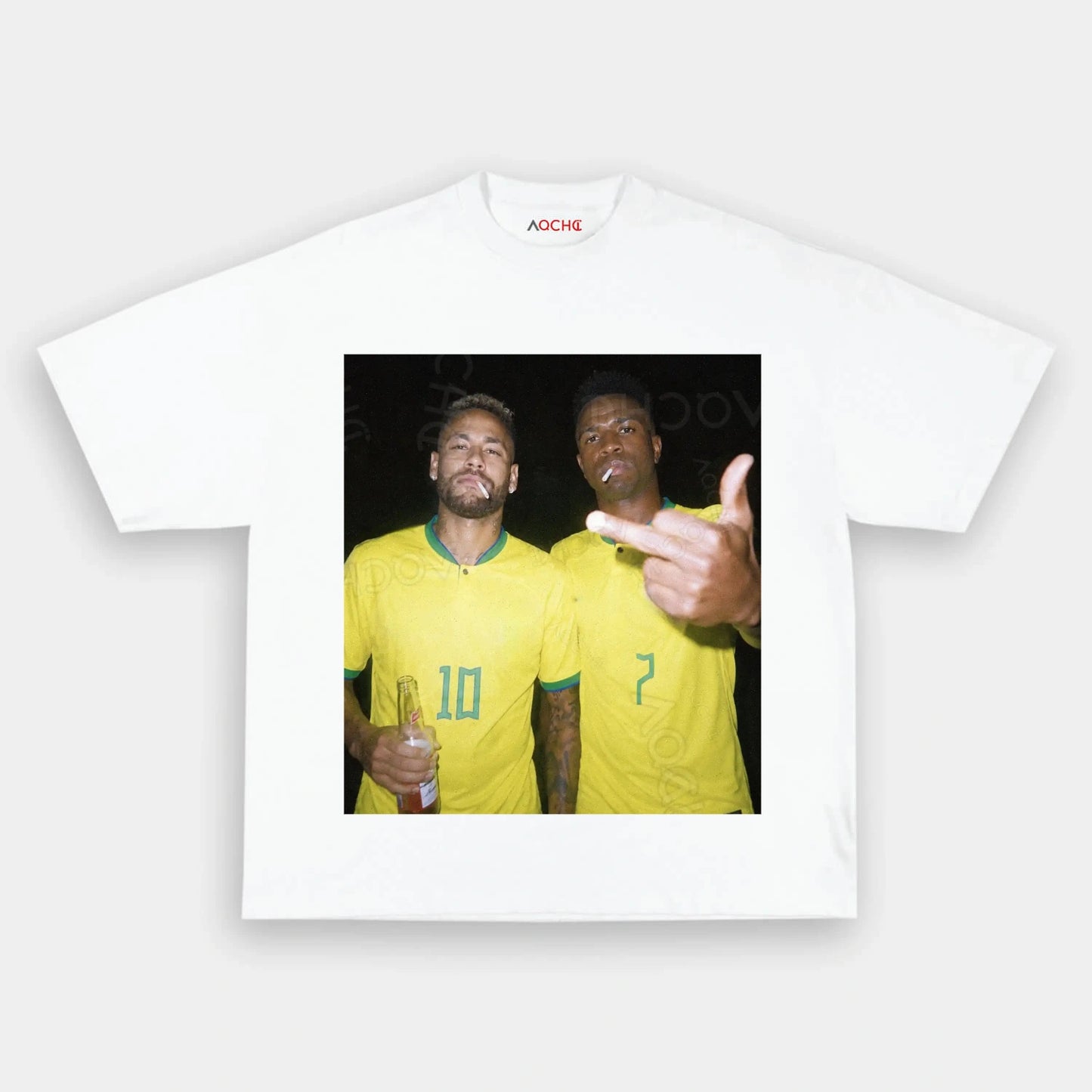 Brazil Football Style Tee 7 - AQCHIC