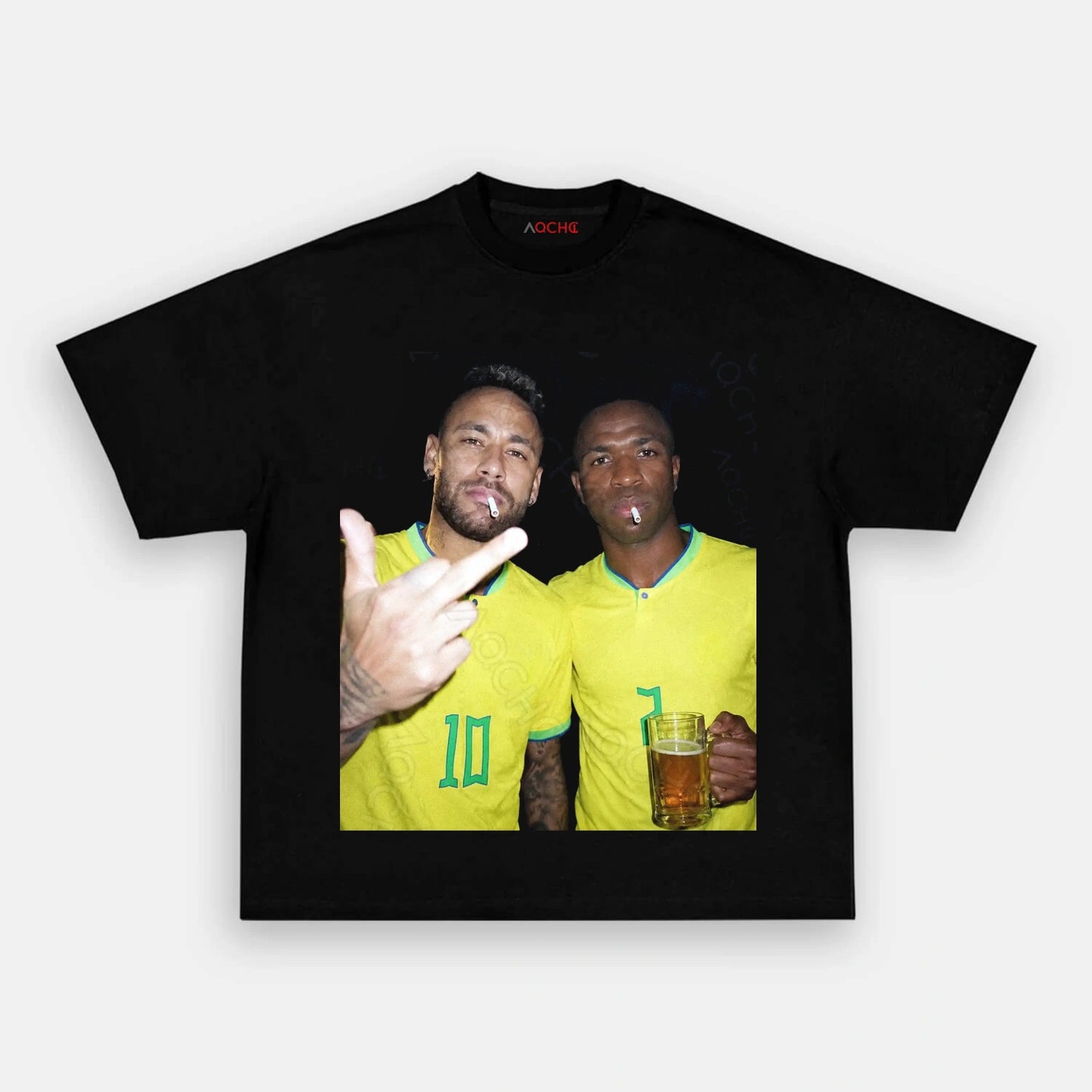 Brazil Football Style Tee 8 - AQCHIC