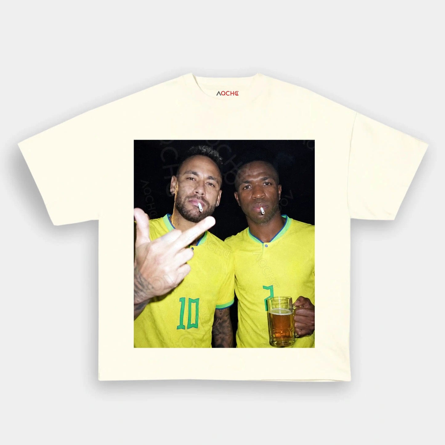 Brazil Football Style Tee 8 - AQCHIC