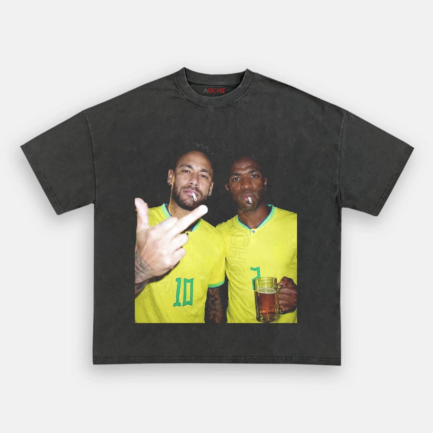 Brazil Football Style Tee 8 - AQCHIC