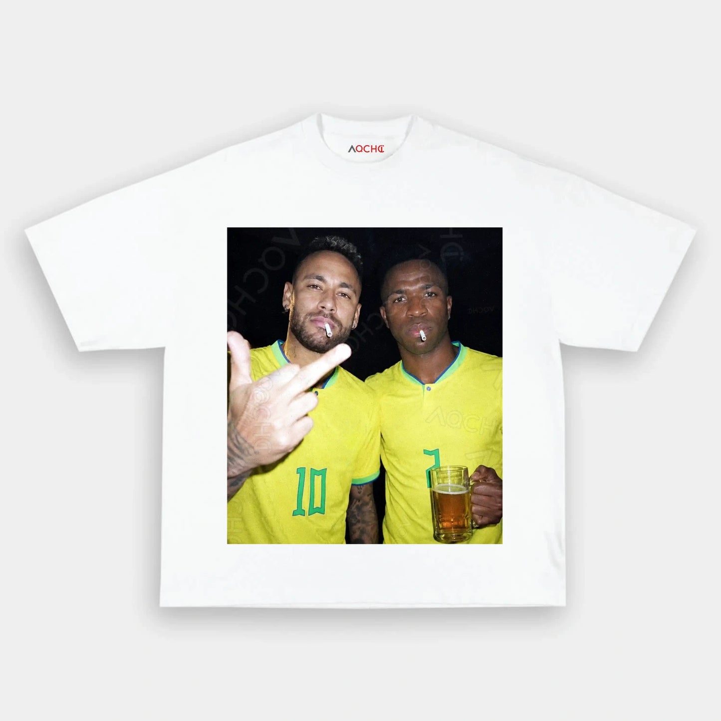 Brazil Football Style Tee 8 - AQCHIC