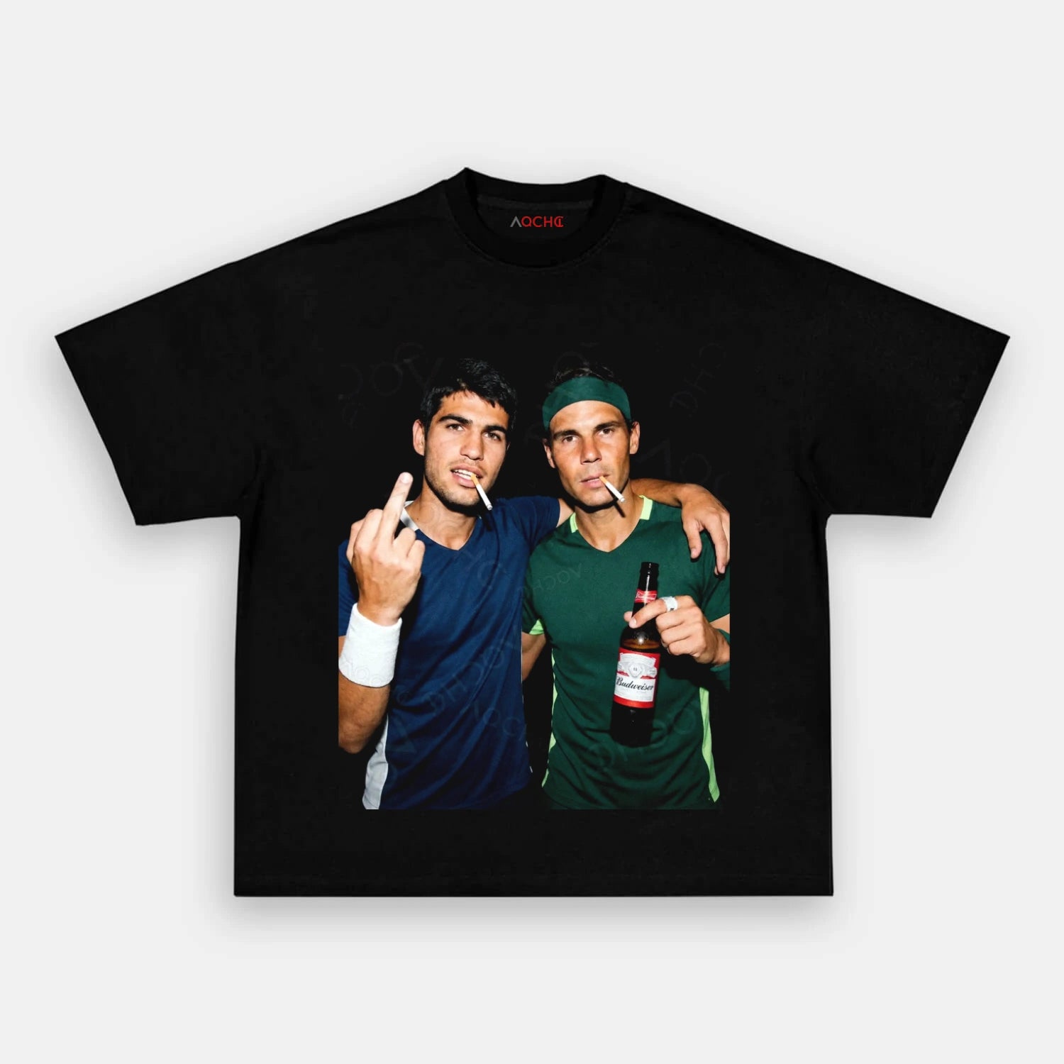 Carlos Alcaraz & Rafael Nadal V2 Tee - AQCHIC