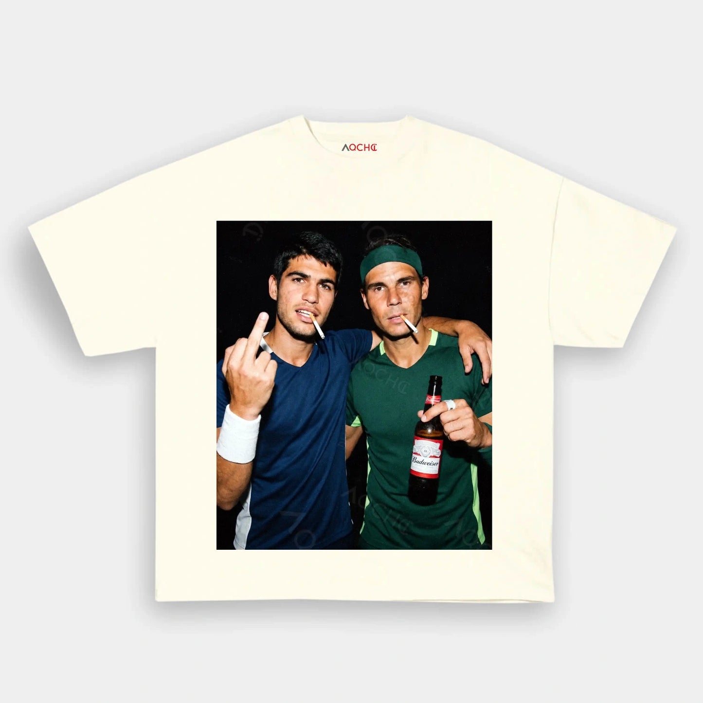 Carlos Alcaraz & Rafael Nadal V2 Tee - AQCHIC