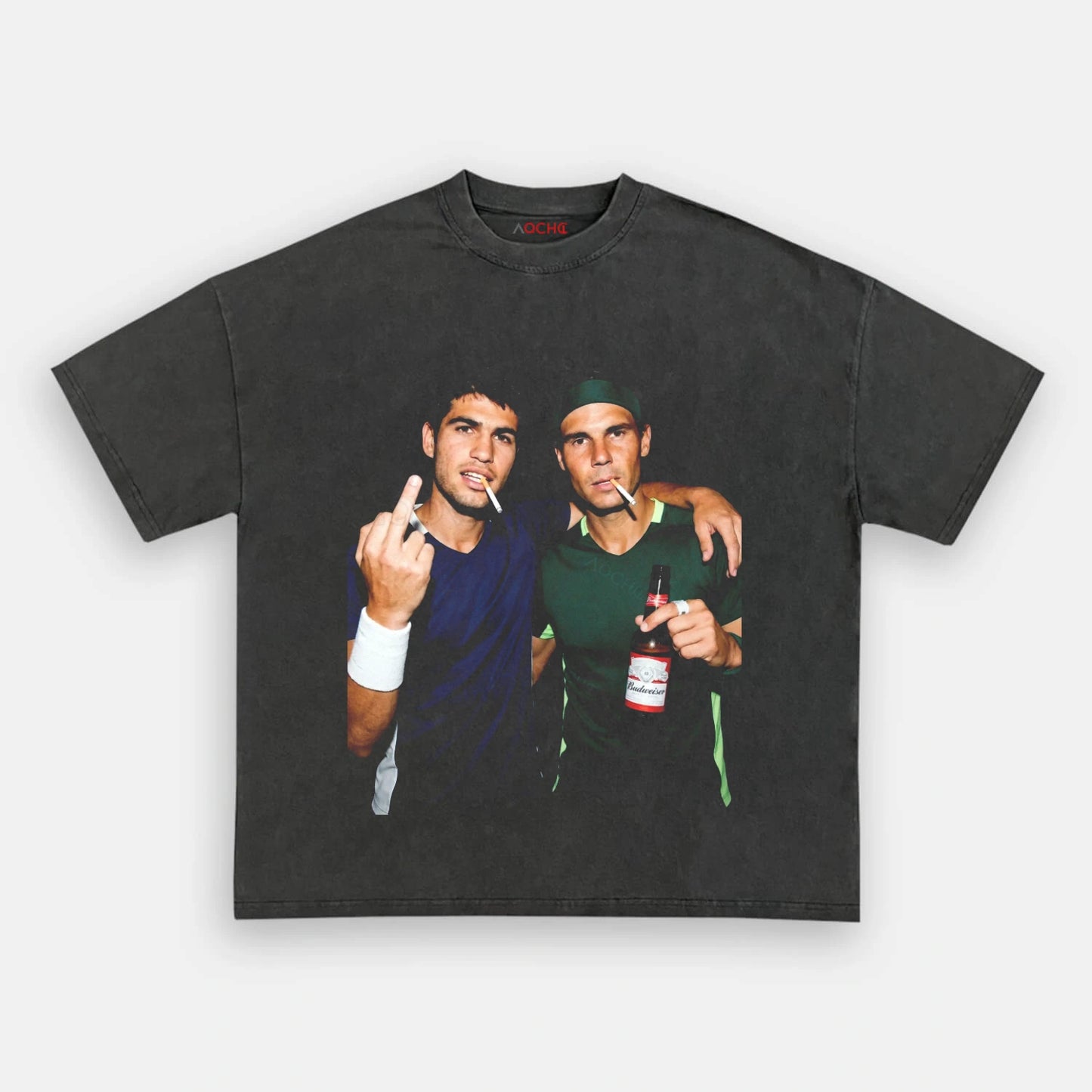 Carlos Alcaraz & Rafael Nadal V2 Tee - AQCHIC