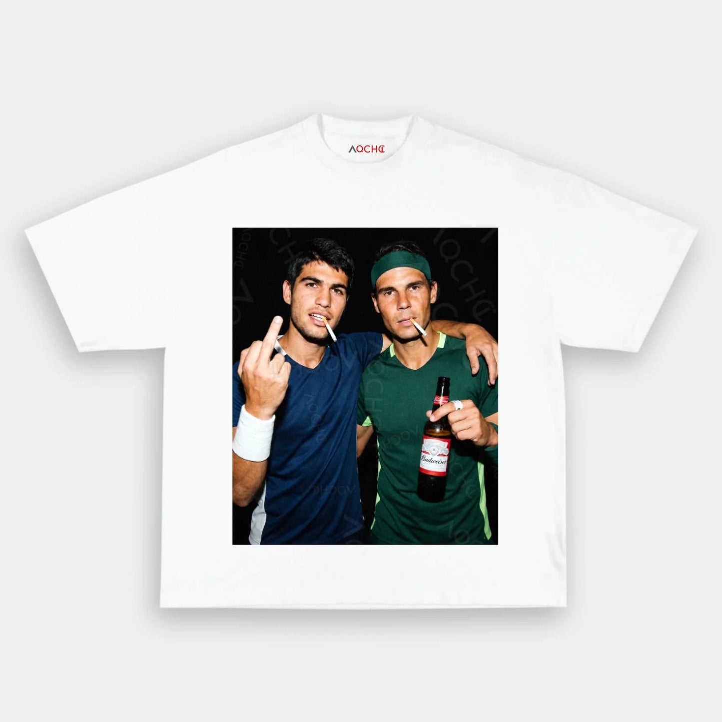 Carlos Alcaraz & Rafael Nadal V2 Tee - AQCHIC