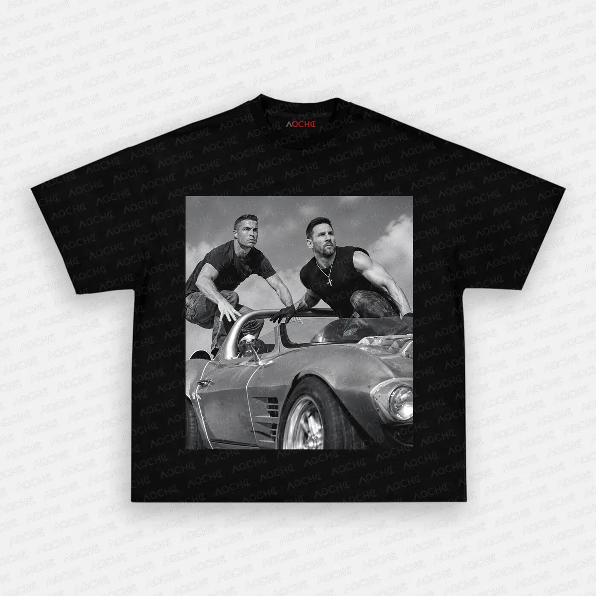 CR7 & LM10 Street Racing Graphic Tee V4 - AQCHIC