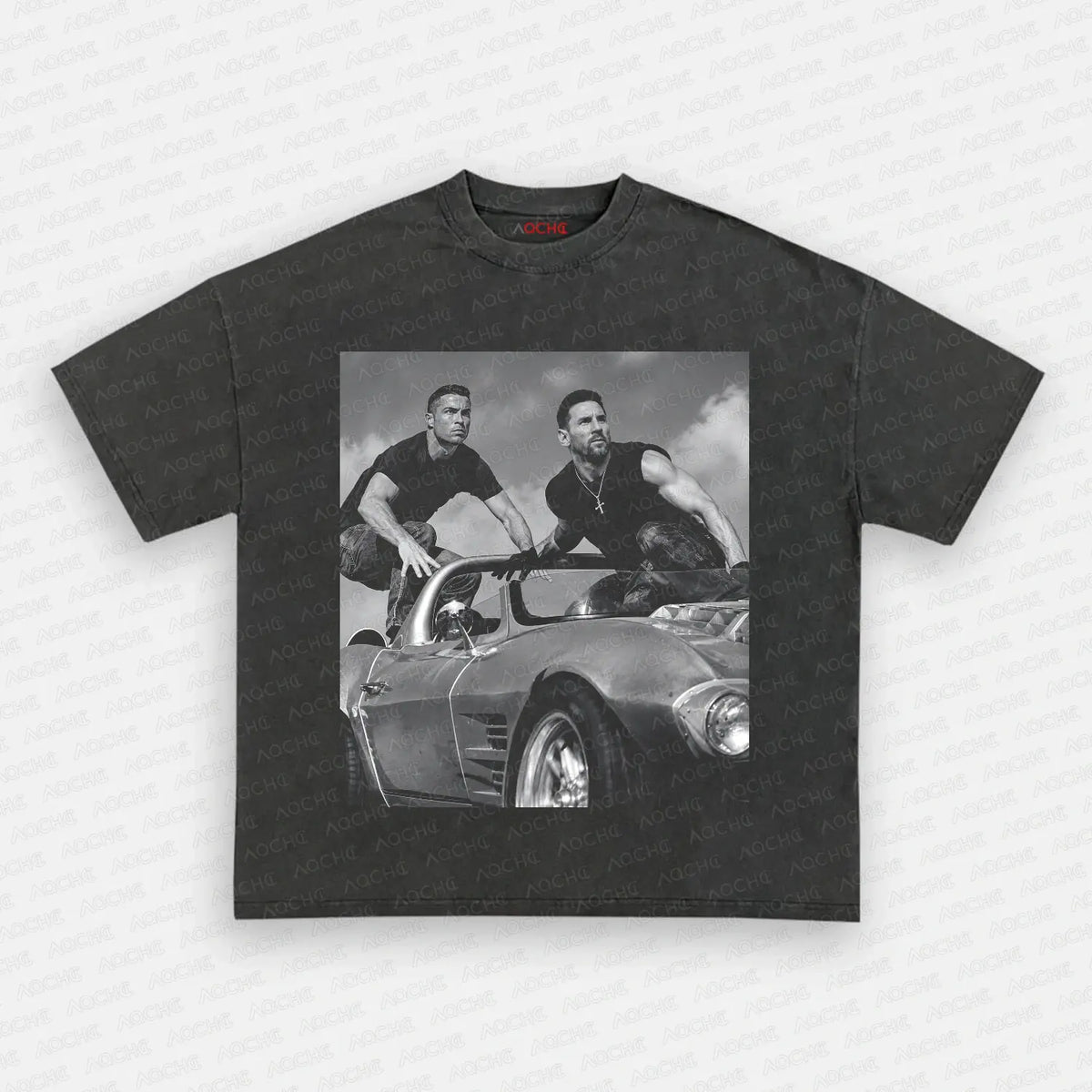 CR7 & LM10 Street Racing Graphic Tee V4 - AQCHIC