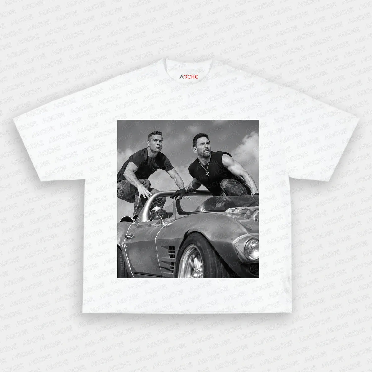 CR7 & LM10 Street Racing Graphic Tee V4 - AQCHIC