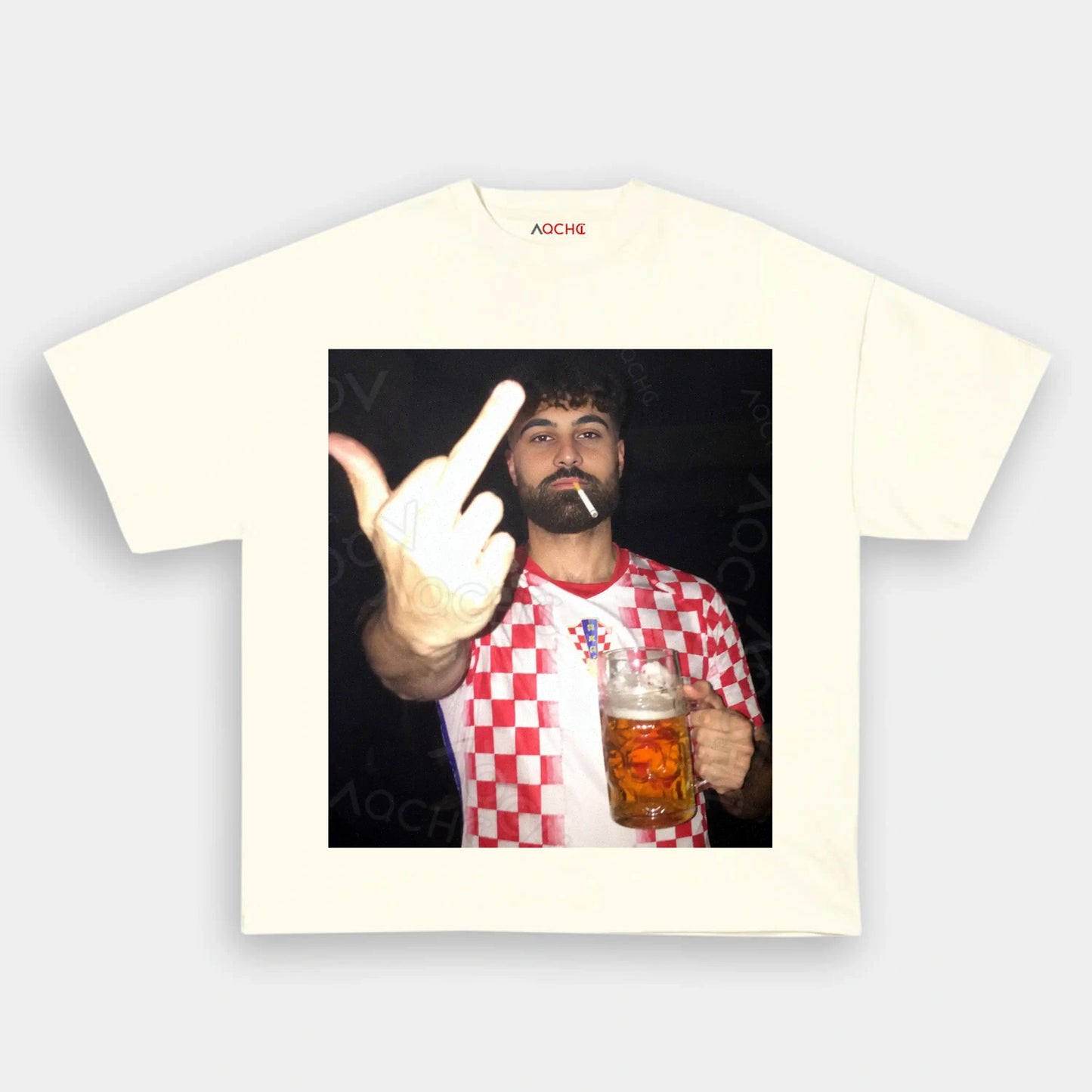Croatia Football Style Tee 1.4 - AQCHIC
