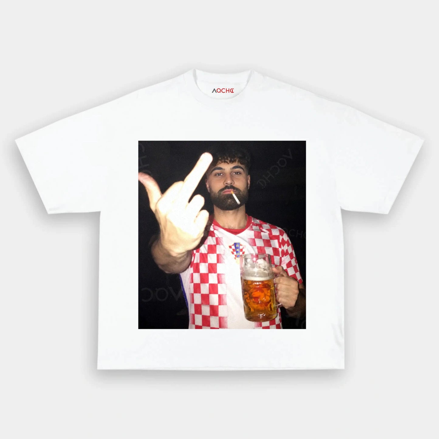 Croatia Football Style Tee 1.4 - AQCHIC