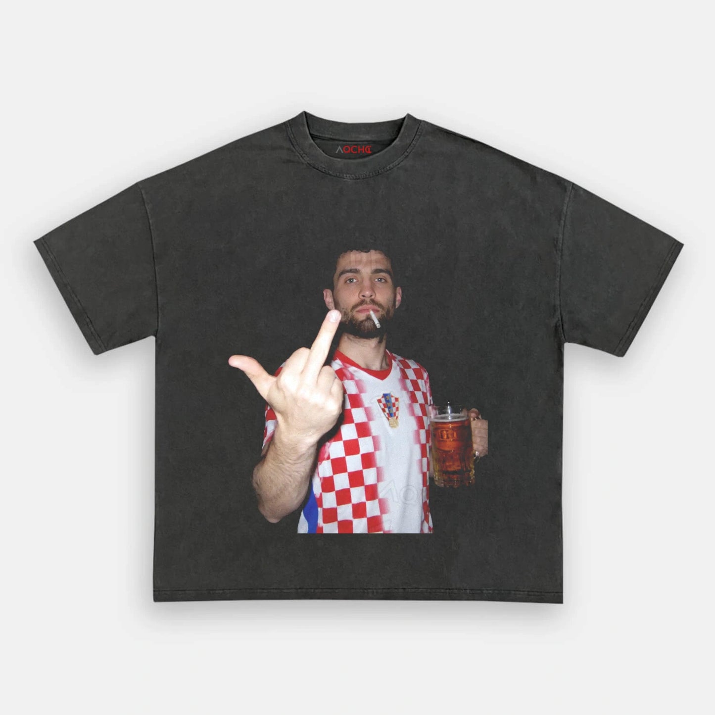 Croatia Football Style Tee 1.7 - AQCHIC