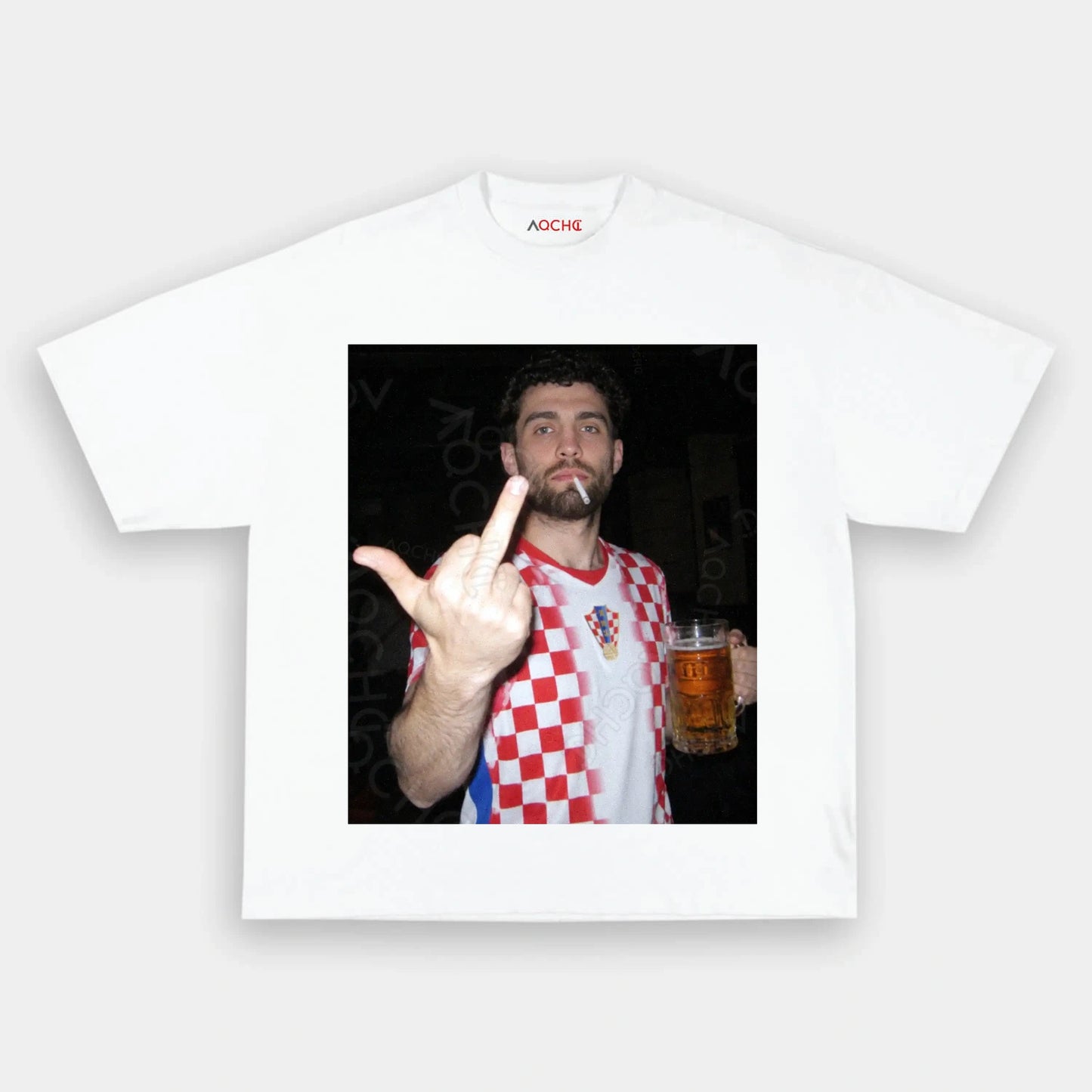 Croatia Football Style Tee 1.7 - AQCHIC