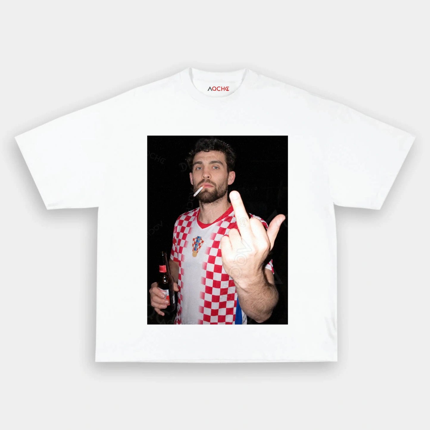 Croatia Football Style Tee 1.8 - AQCHIC