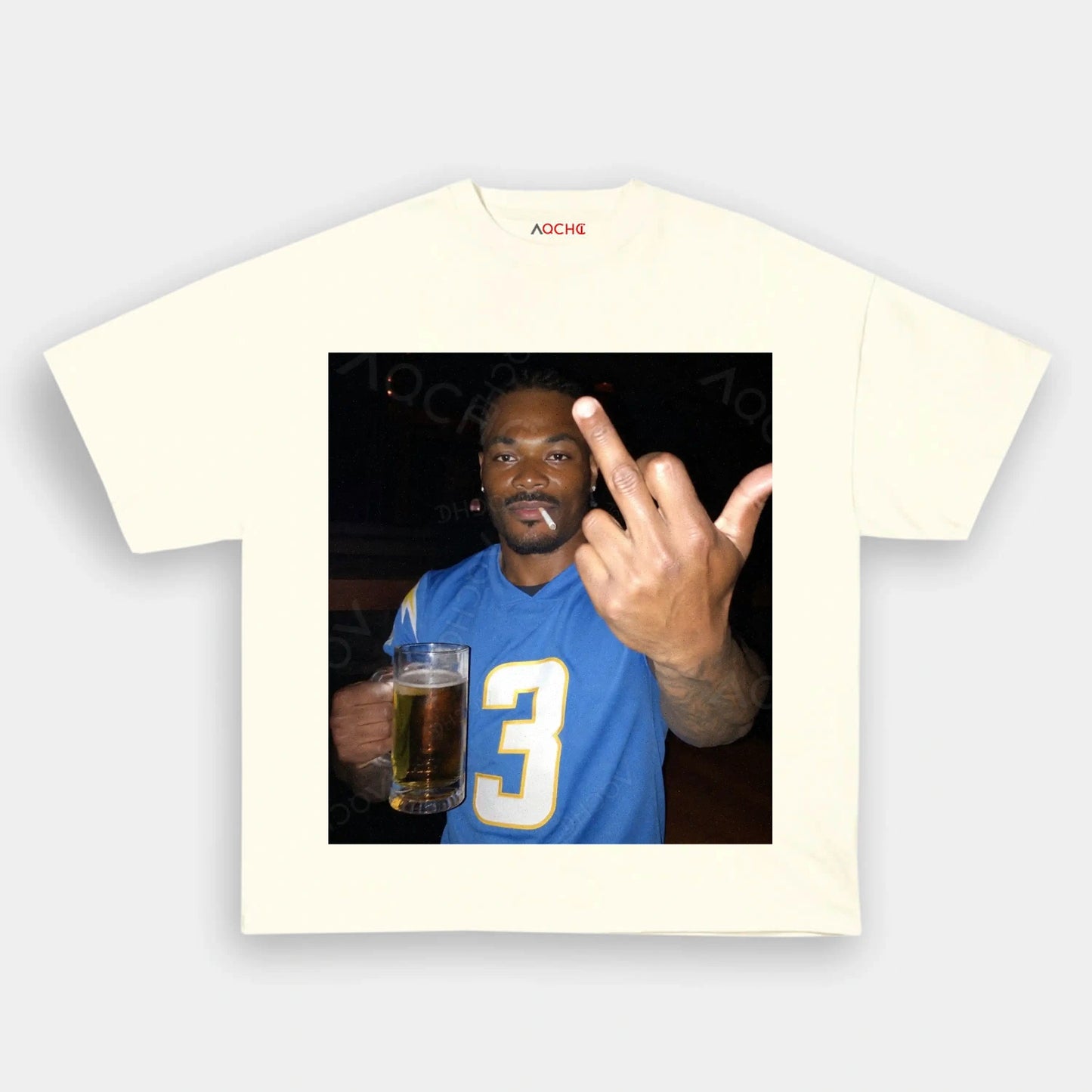 DJ3 Football Tee - AQCHIC
