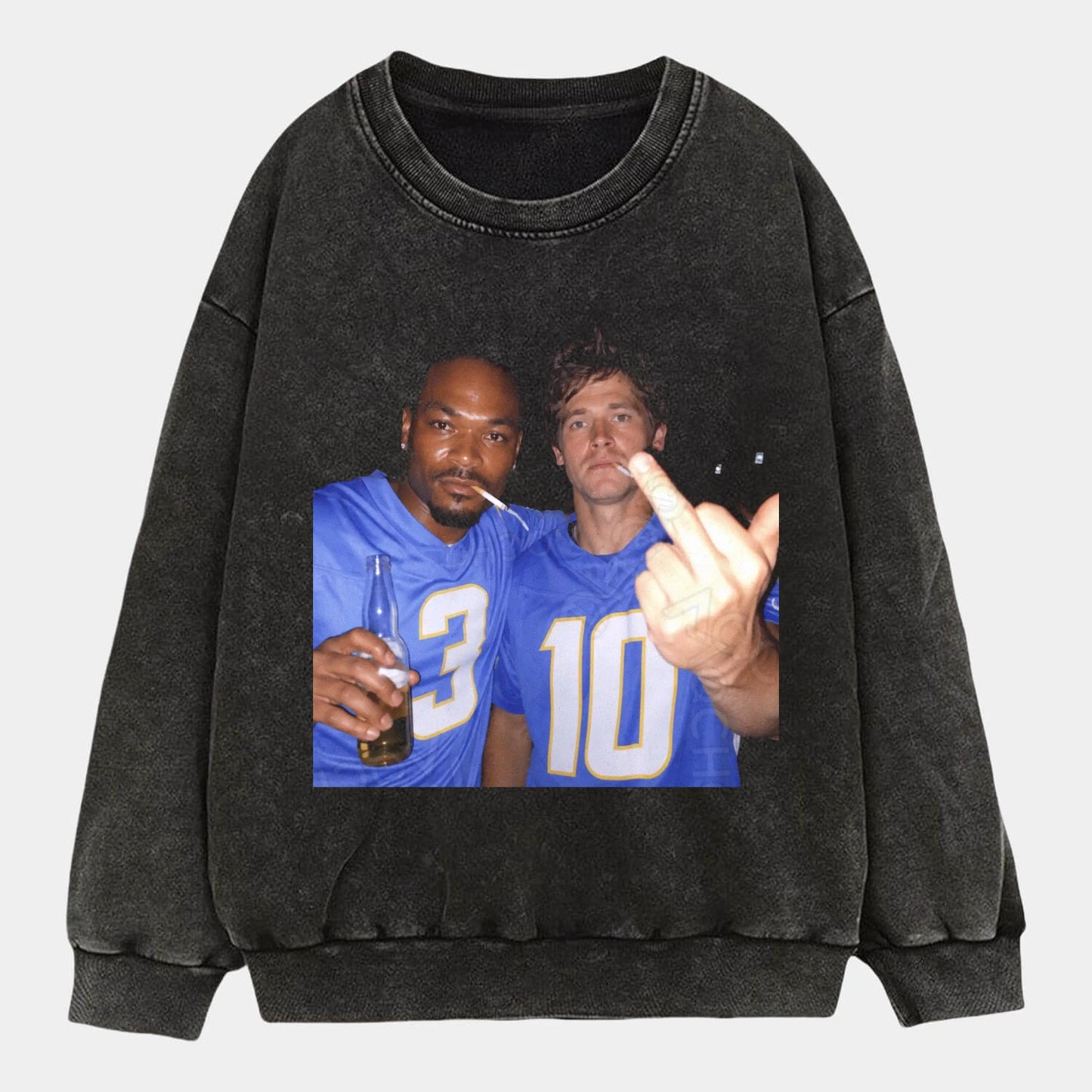 DJ3&JH10 Football Tee - AQCHIC