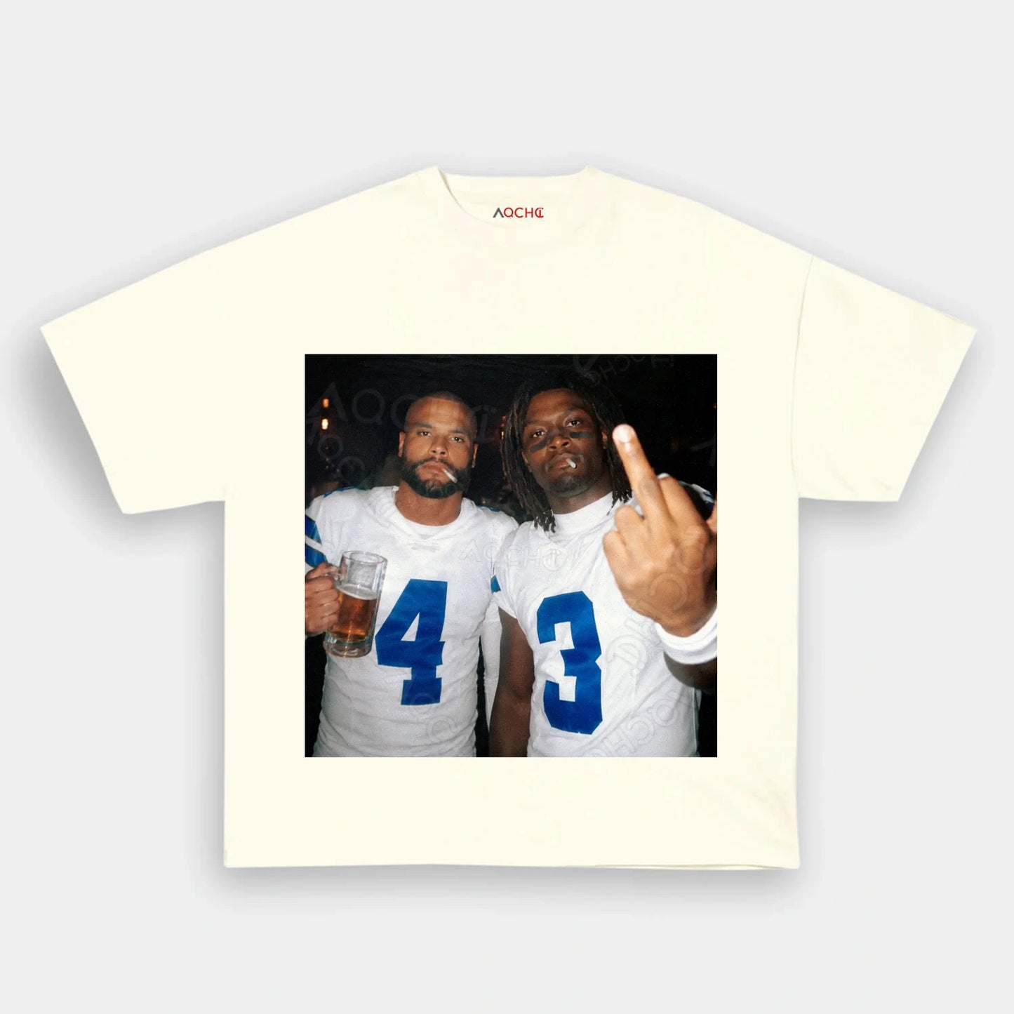 DP4&GP3 Football Tee - AQCHIC