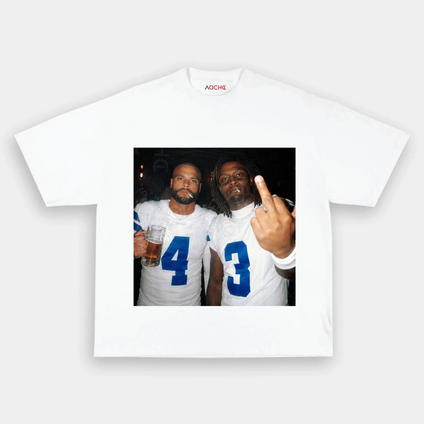 DP4&GP3 Football Tee - AQCHIC