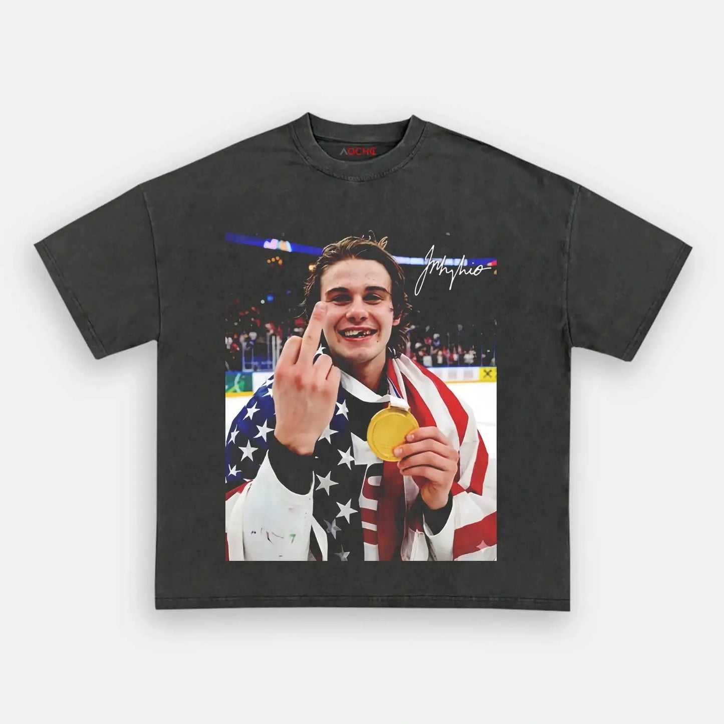Jack Hughes champion Tee 2.1 - AQCHIC