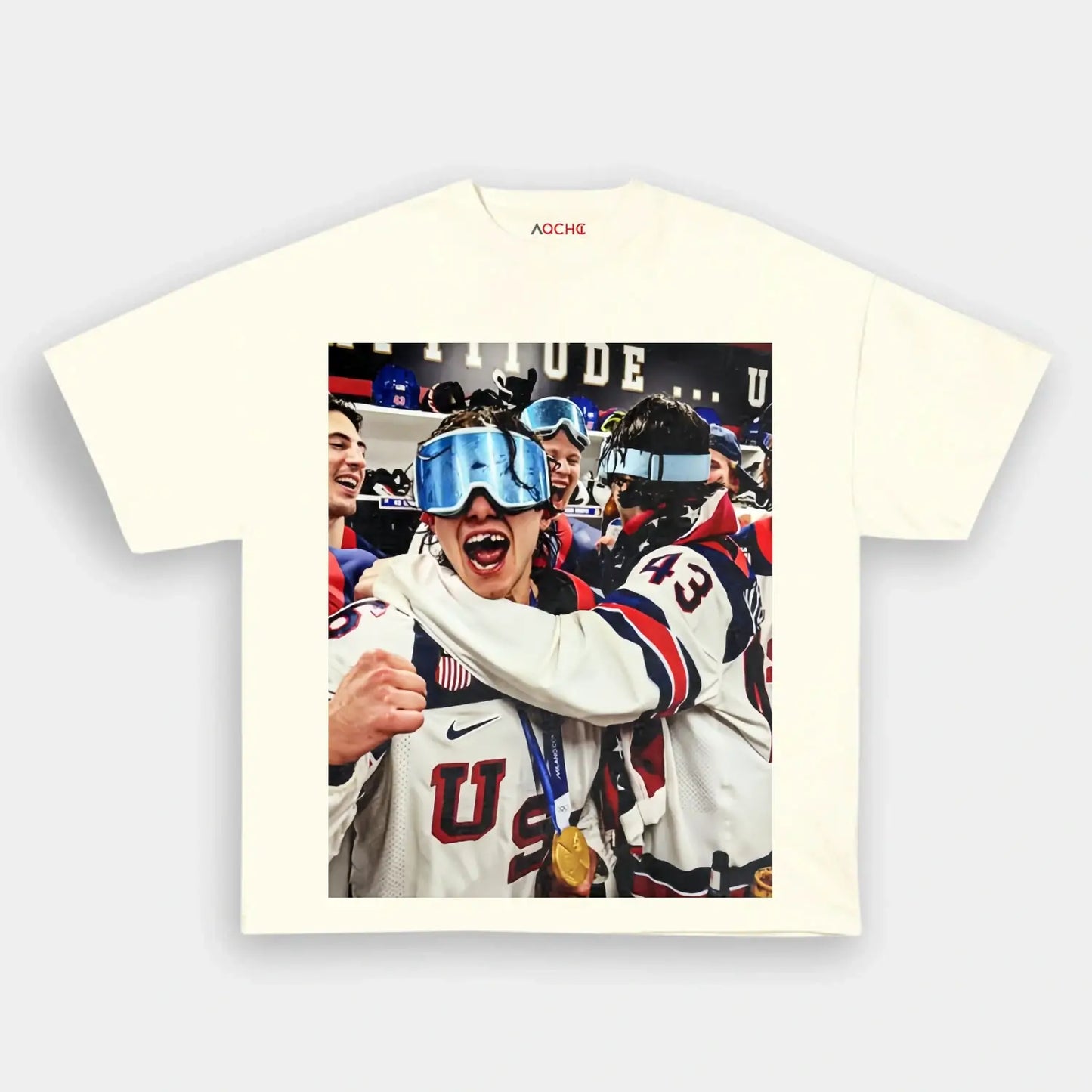 Jack Hughes champion Tee 2.3 - AQCHIC