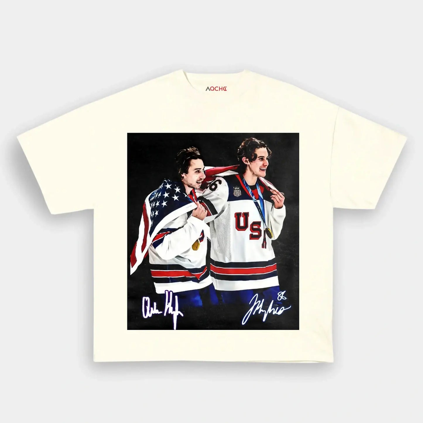 Jack Hughes champion Tee 2.4 - AQCHIC