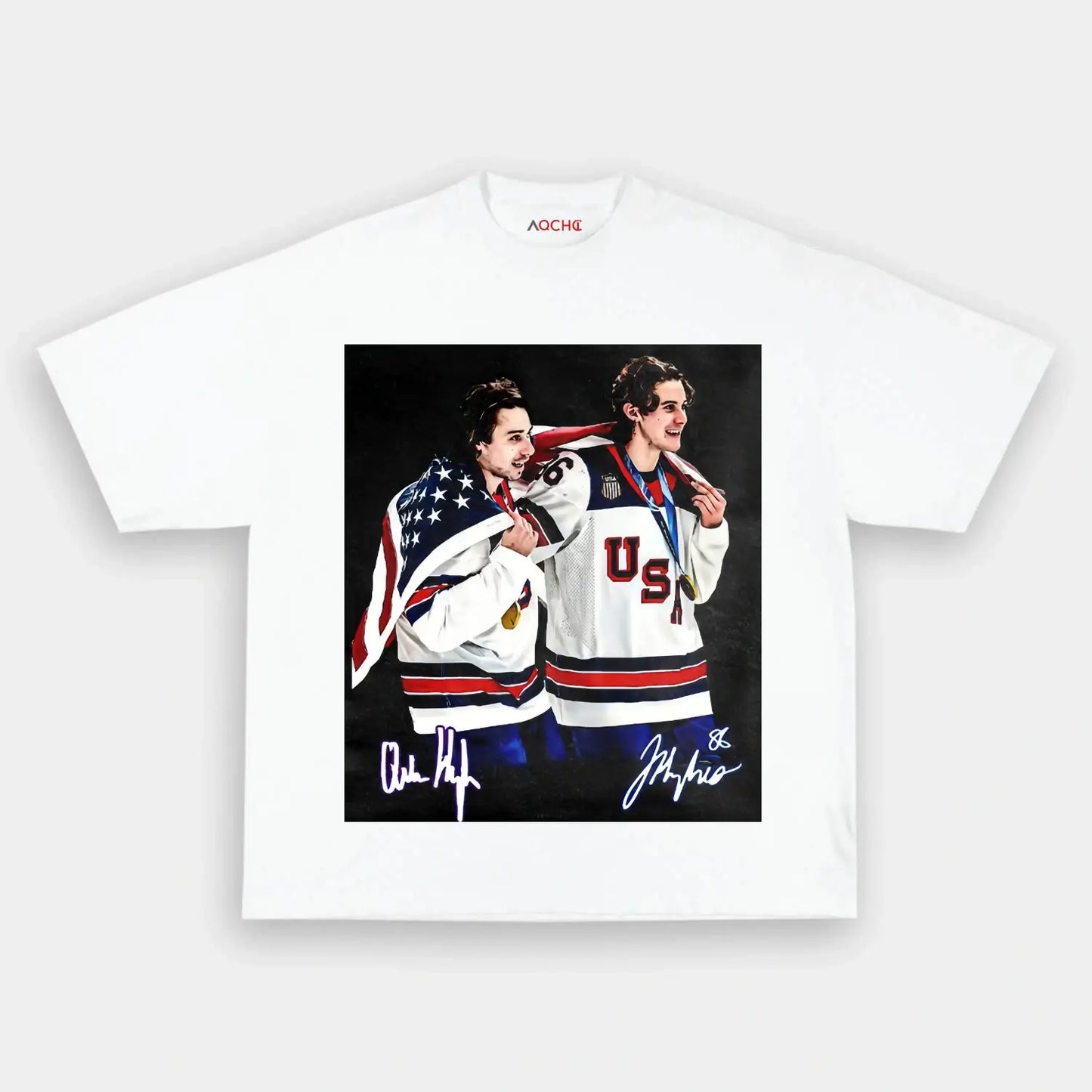 Jack Hughes champion Tee 2.4 - AQCHIC