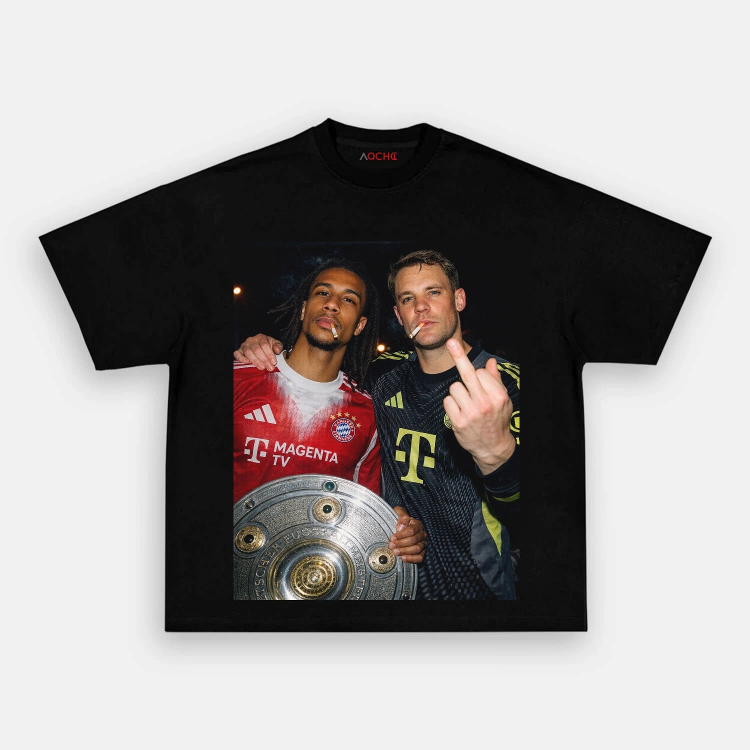 Jamal Musiala&Manuel Neuer Champion Tee 1 - AQCHIC