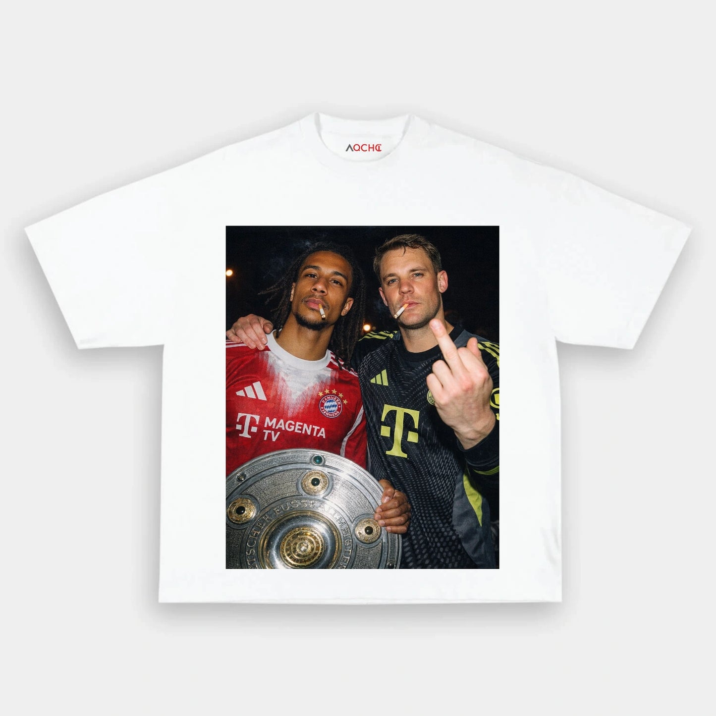 Jamal Musiala&Manuel Neuer Champion Tee 1 - AQCHIC