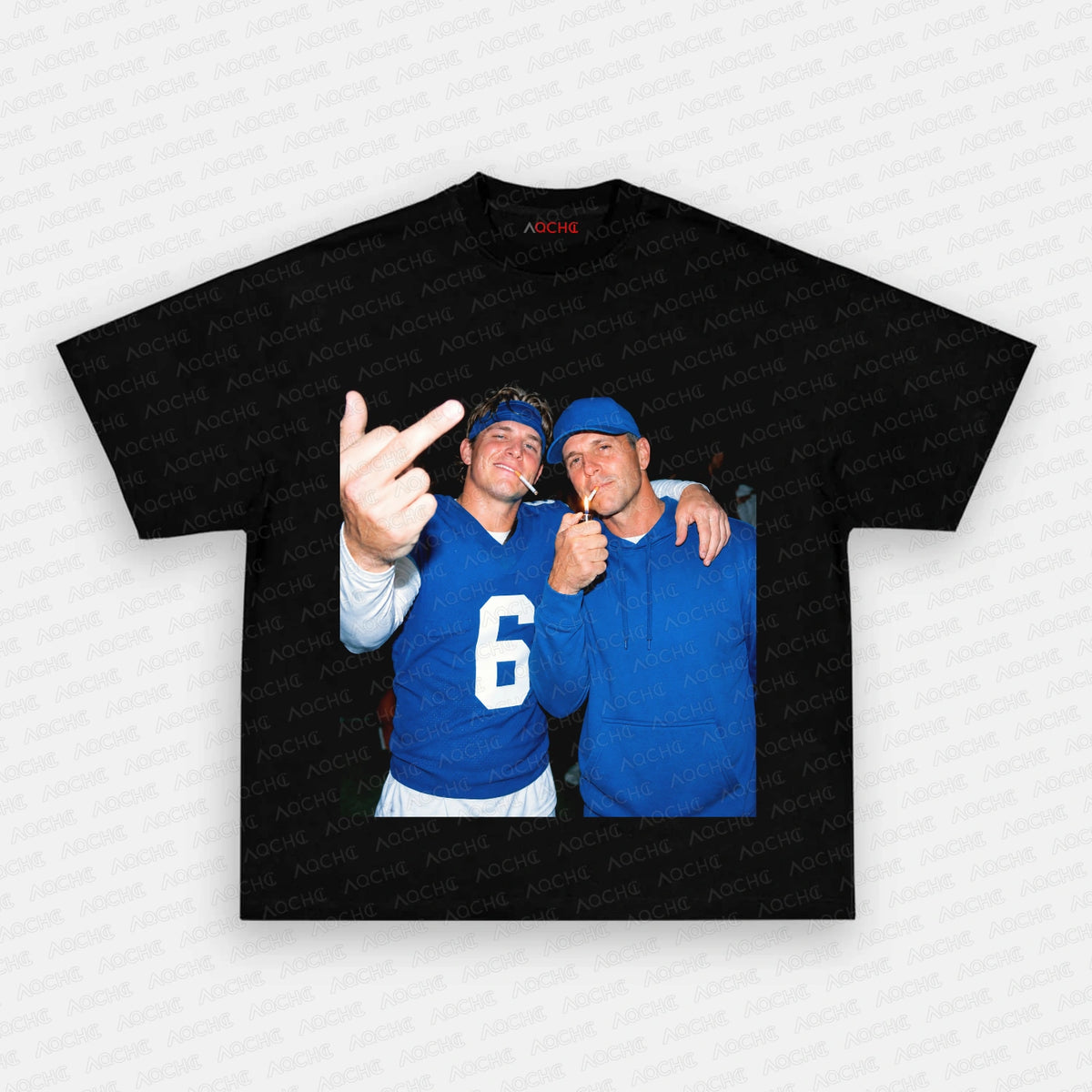 JD6 & John Harbaugh Football Tee - AQCHIC