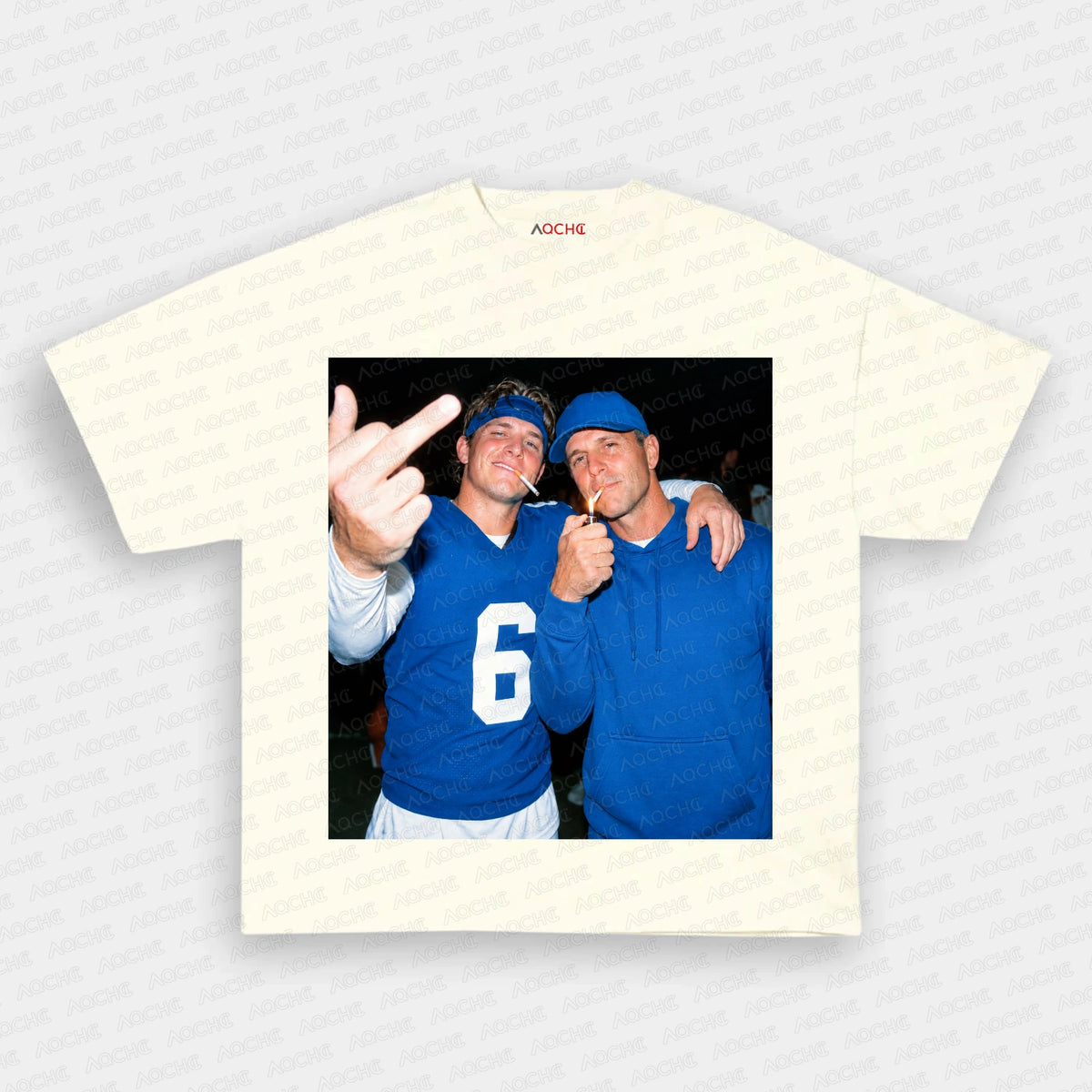 JD6 & John Harbaugh Football Tee - AQCHIC